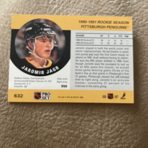 90 proset most valuable card Jaromir Jager - Picture 3 of 4